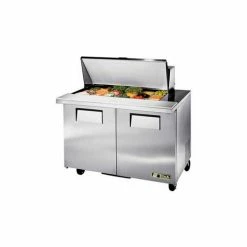 True® TSSU-48-18M-B Mega Top Sandwich/Salad Unit - 48-3/8"W X 34-1/8"D X 40-3/8"H