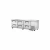 True Deep Undercounter Refrigerator 33 - 38°F - 93-1/4"W x 32-1/4"D - TUC-93D-6