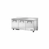 True Work Top Refrigerator 3 Section - 72-3/8"W x 30-1/8"D x 33-3/8"H - TWT-72