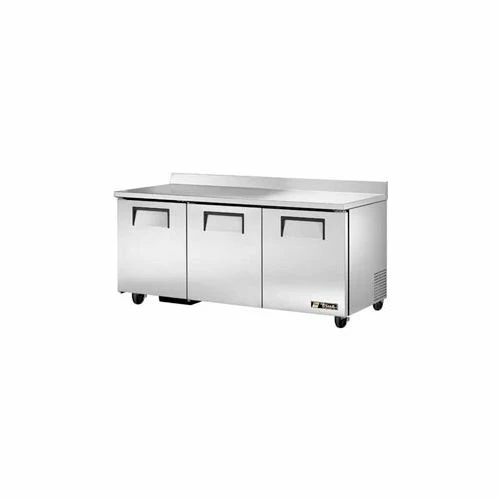 True Work Top Refrigerator 3 Section - 72-3/8"W x 30-1/8"D x 33-3/8"H - TWT-72