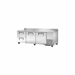 True Deep Work Top Refrigerator 3 Section 93-1/4"W x 32-3/8"D x 33-3/8"H - TWT-93D-2