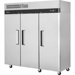 Turbo Air M3R72-3-N Solid Door Refrigerator 72 Cu. Ft. Steel