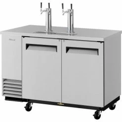 Turbo Air 2 Keg Capacity Beer Dispenser - Stainless Steel