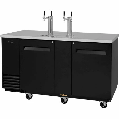Turbo Air 3 Keg Capacity Beer Dispenser - Black