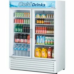 Turbo Air Swing Glass Door Merchandiser 56"W - 2 Door