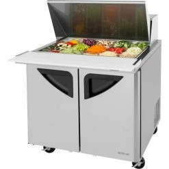 Turbo Air TST-36SD-15 Super Deluxe Series - Mega Top Sandwich/Salad Table 36-1/3"W - 2 Door