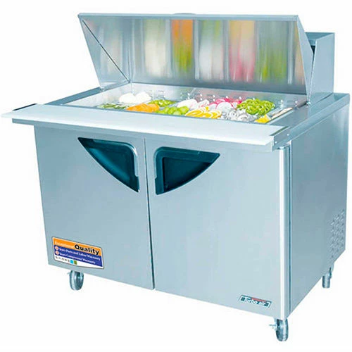 Turbo Air Super Deluxe Series - Mega Top Sandwich/Salad Table 48-2/9"W - 2 Door