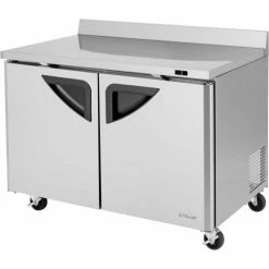 Turbo Air Super Deluxe Series - Worktop Freezer 48-2/9"W - 2 Door