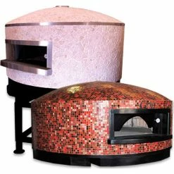 Univex Inside Stational Deck Dome Oven, Square Exterior, 51", Gas, 92500 BTU, 120V, Digital Control