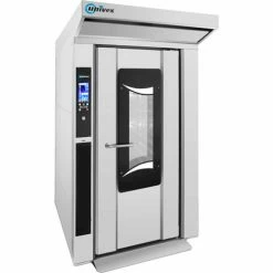 Univex Electric Single Rack Rotating Oven, 15 Trays, 30 kw, 208/240V, Digital Control, SS/Glass Door