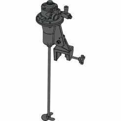 Brawn Mixer Industrial-Duty Mixer 200 Quarts Cap. Air Motor, .33 HP, Direct Drive, 4 Impeller Dia