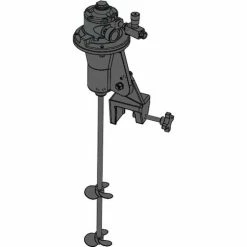 Brawn Mixer Industrial-Duty Mixer 600 Quarts Cap. Air Motor, .5 HP, 4 Impeller Dia