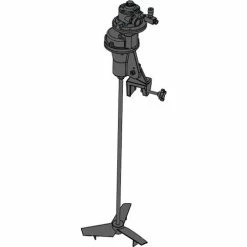 Brawn Mixer Industrial-Duty Mixer 3200 Quarts Cap. Air Motor, .75 HP, 14 Impeller Dia