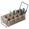 Vollrath® Flatware Basket W/ Handles, 1372, 8-Compartment, 5-7/8" High - Pkg Qty 6