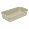 Vollrath® Traex Half Tub Only, 1390, Beige, 24" X 24-3/8" X 5-1/4"