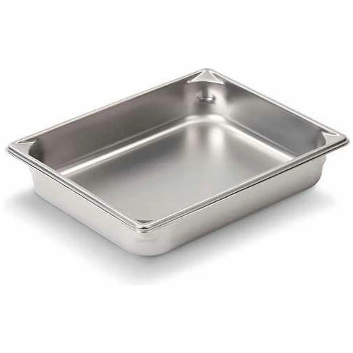 Vollrath® Super Pan V Stainless Steam Table Pan, 30122, 2-1/2" Depth, 2/3 Size - Pkg Qty 6