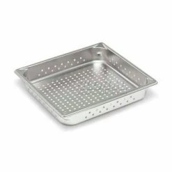 Vollrath® Super Pan V Perforated Pan, 30123, 2-1/2" Depth, 2/3 Pan Size - Pkg Qty 6