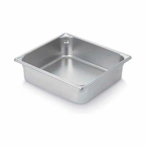 Vollrath® Super Pan V Stainless Steam Table Pan, 30142, 4" Depth, 2/3 Size - Pkg Qty 6