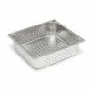 Vollrath® Super Pan V Perforated Pan, 30143, 4" Depth, 2/3 Pan Size - Pkg Qty 6