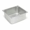 Vollrath® Super Pan V Perforated Pan, 30163, 6" Depth, 2/3 Pan Size - Pkg Qty 3