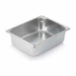 Vollrath® Super Pan V Stainless Steam Table Pan, 30242, 4" Depth, 1/2" Size - Pkg Qty 6