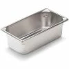 Vollrath® Super Pan V Stainless Steam Table Pan, 30342, 4" Depth, 1/3 Size - Pkg Qty 6