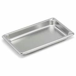 Vollrath® Super Pan V Stainless Steam Table Pan, 30412, 1-1/4" Depth, 1/4" Size - Pkg Qty 6