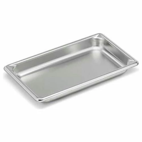 Vollrath® Super Pan V Stainless Steam Table Pan, 30412, 1-1/4" Depth, 1/4" Size - Pkg Qty 6