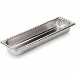 Vollrath® Super Pan V Stainless Steam Table Pan, 30522, 2-1/2" Depth, 2/4 Size - Pkg Qty 6