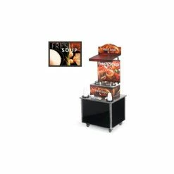 Vollrath® Cayenne® 3702802, Twin Well 7 Qt. Soup Merchandisers - Kiosks Tuscan