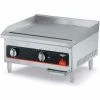 Vollrath® Cayenne 18" Manually Controlled Gas Griddle, 40719, 28000 BTU, 18" X 27" X 16"