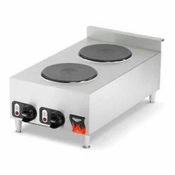 Vollrath® Electric Hot Plate, 40739, 9" Solid Burners, 24" X 24" X 26"