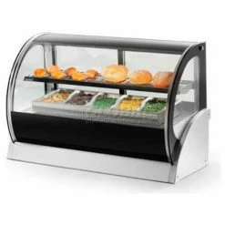 Vollrath® Display Cabinet, 40855, 36" Curved Glass, Heated