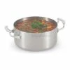 Vollrath® Miramar Casserole W/ Low Dome Cover, 49411, 5 Quart Capacity, Satin Finish