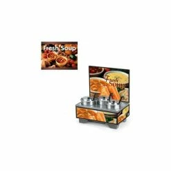 Vollrath® Cayenne® 720201103, 4 Qt. Full Size Merchandisers w/Menu Board Country Kitchen
