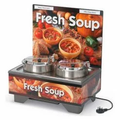 Vollrath® 720202103, Full-Size Soup Merchandiser Base w/Menu Board, 120 Volt