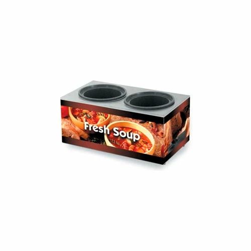 Vollrath® Cayenne® 7203003, Twin Well 7 Qt. Soup Merchandisers - Base Country Kitchen