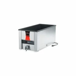 Vollrath® Cayenne® Round Heat 'N Serve 4/3 Rectangular Rethermalizer - With Drain