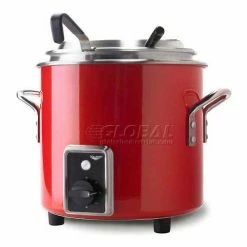 Vollrath® Retro Stock Pot Kettle Rethermalizer, 7217255, 11 Quart, Fire Engine Red Finish