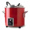 Vollrath® Retro Stock Pot Kettle Rethermalizer, 7217755, 7 Quart, Fire Engine Red Finish