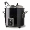 Vollrath® Retro Stock Pot Kettle Rethermalizer, 7217760, 7 Quart, Black Black Finish