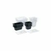 Vollrath® 1/4 Super Pan 3® 150mm, 6" - Black Plastic Pan - Pkg Qty 6