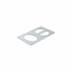 Vollrath® Miramar™ Satin SS Single Template - One Oval and Two Half Ovals