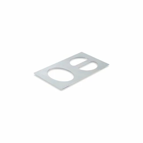 Vollrath® Miramar™ Satin SS Single Template - One Oval and Two Half Ovals