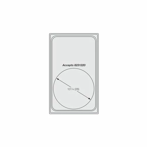 Vollrath® Miramar™ Night Sky Single Template - One Large Round