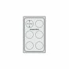 Vollrath® Miramar™ Plain SS Single Template - Six 4-1/4" Bain Maries