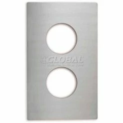 Vollrath® Miramar Cookware Single Size Template 8242214 Two Small Round Stainless Plain Edge