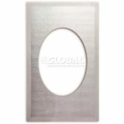 Vollrath® Miramar Cookware Single Size Template, 8242316, One Large Oval, Stainless, Satin Edge