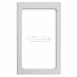 Vollrath® Miramar Resin Template For Contemporary Pan 8244020 One Large Rectangle White Stone