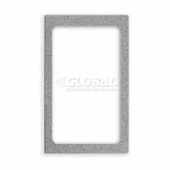Vollrath® Miramar Resin Template For Contemporary Pan 8244024 One Large Rectangle Gray Granite